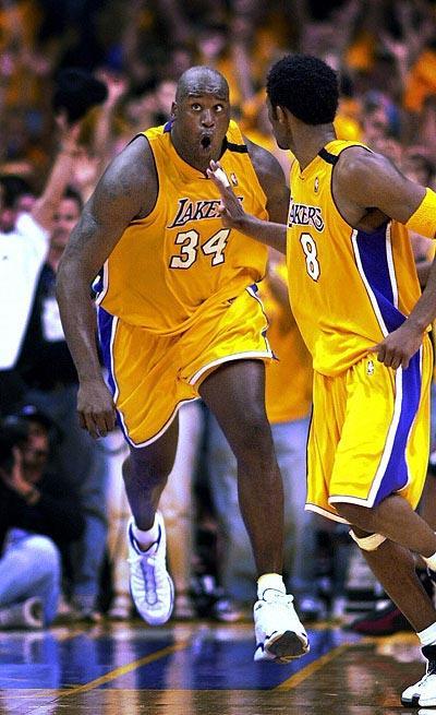 Shaquille O'neal and Kobe Bryant