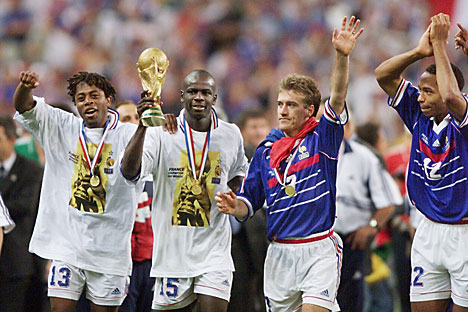 Funny with France being number five – they didn't make the world cup in 1990 