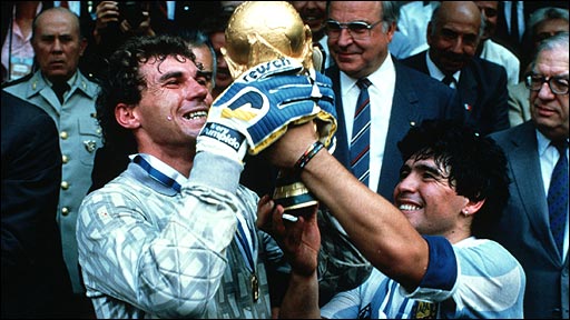 world cup 86. 1986 – Argentina vs West Germany. Pumpido Maradona 1986 World Cup 