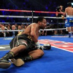 Mosley Getting Up 150x150 Manny Pacquiao Easily Beating Sane Mosley