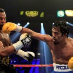 Pacquiao Testing Mosley Chin 150x150 Manny Pacquiao Easily Beating Sane Mosley