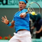 Nadal Hit 150x150 Rafael Nadals Road to His 6th Roland Garros Title in Pictures