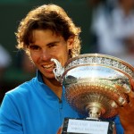 Rafael Nadal Trophy 150x150 Rafael Nadals Road to His 6th Roland Garros Title in Pictures