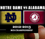 Alabama vs Notre Dame logo