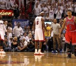 LeBron James, Derrick Rose, Dwyane Wade