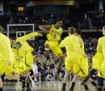 Michigan Players Celebrating