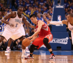 Jeremy Lin Double Teamed