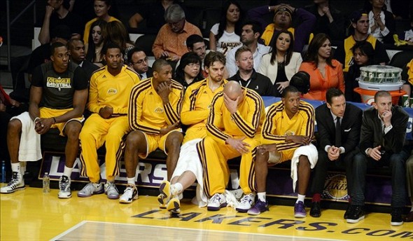 Lakers Bench depression