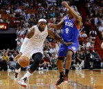 LeBron James vs 76ers