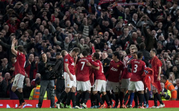 Manchester United celebrations