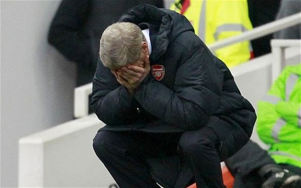 Arsene Wenger after another Arsenal blunder