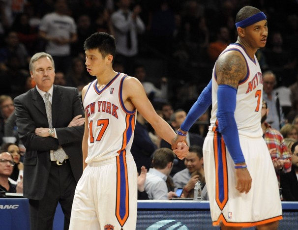 Jeremy Lin, Carmelo Anthony
