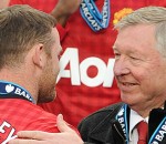 Wayne Rooney and Alex Ferguson
