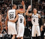 Spurs Celebrating