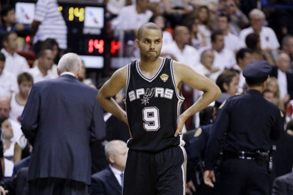 Tony Parker after losing