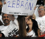 Miami Heat Kissing Fans