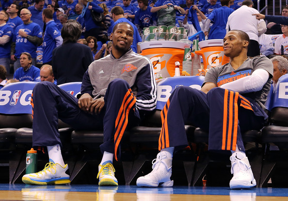 Kevin Durant, Russell Westbrook, Thunder