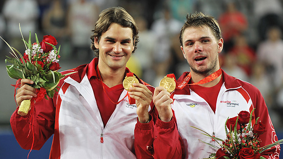 Federer Doubles Gold