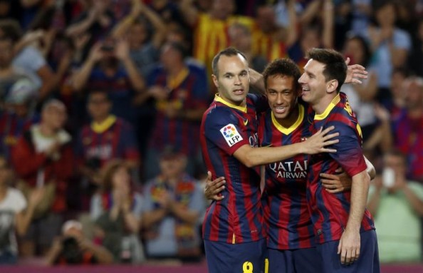 Iniesta, Messi, Neymar