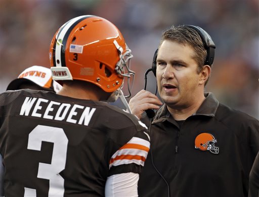The Browns have been outscored 55-3 by opponents in the second half when Brandon Weeden is their starter.