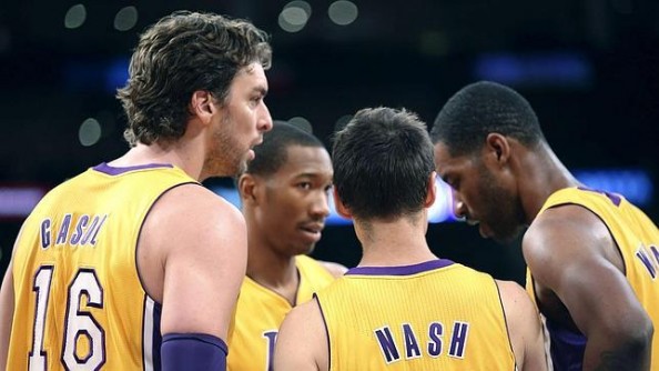 Lakers Huddle