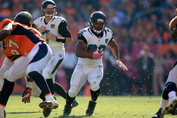 Maurice Jones-Drew is averaging only 2.9 yards per carry this season for the Jacksonville Jaguars
