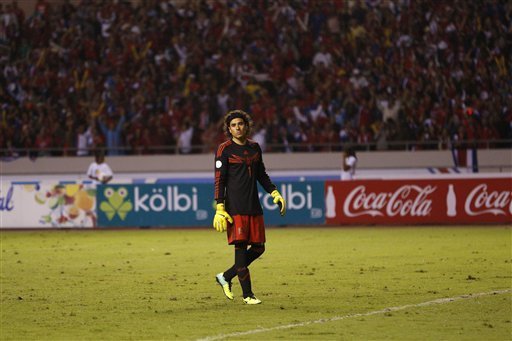 Guillermo Ochoa doesn't have too much to be happy about