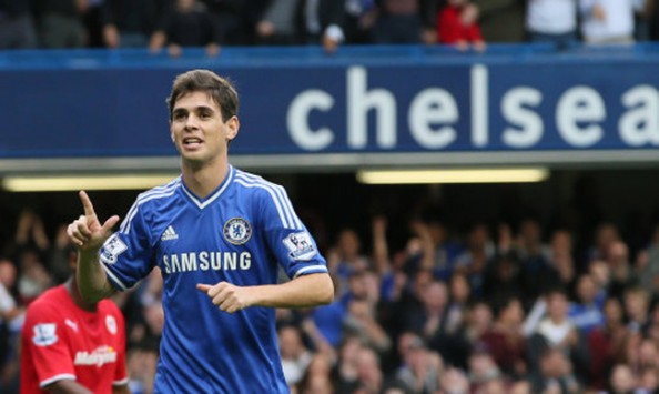 Coming on as a sub for Chelsea didn't matter to Oscar, scoring his fourth goal of the season.