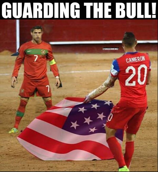 Guarding Ronaldo