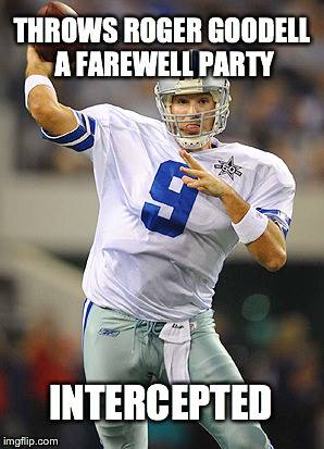 Farewell party for Goodell