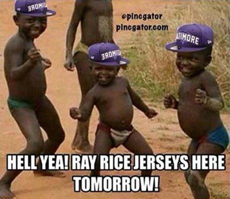 Ray Rice jerseys on their way
