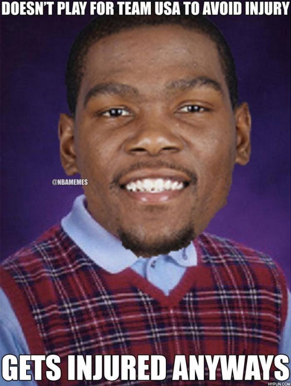 Bad luck Durant