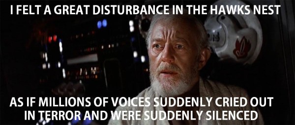 A disturbance in the force