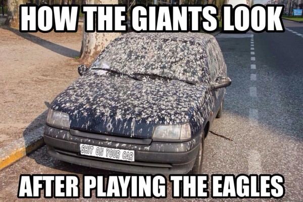 Giants after Eagles