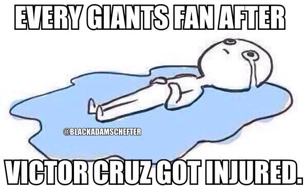 Giants fans after injury