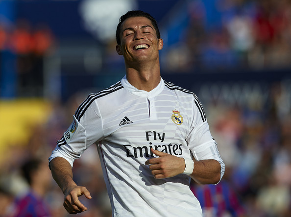 Happy Cristiano Ronaldo