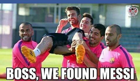 We found Messi