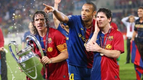 Thierry Henry, Puyol, Messi
