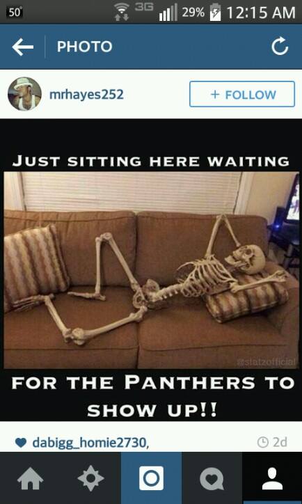 Waiting for the Panthers