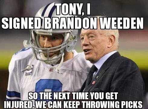 Why Weeden was signed