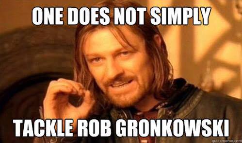 Can't tackle Gronk