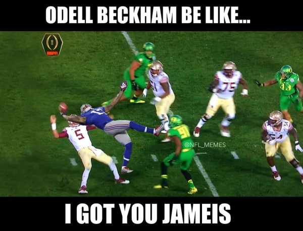 Odell Beckham for the rescue