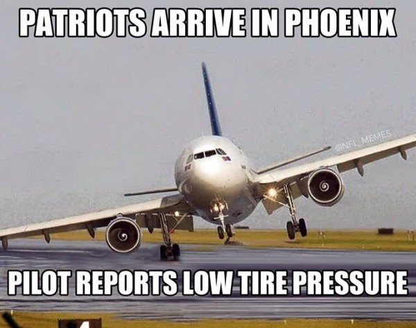 Patriots plane