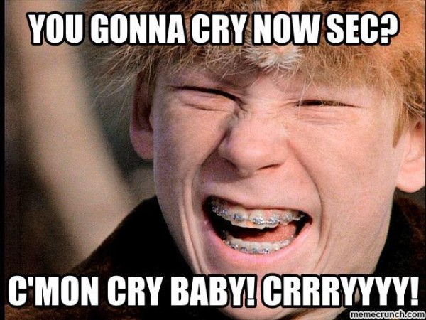 SEC Crying
