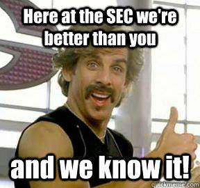 SEC arrogance
