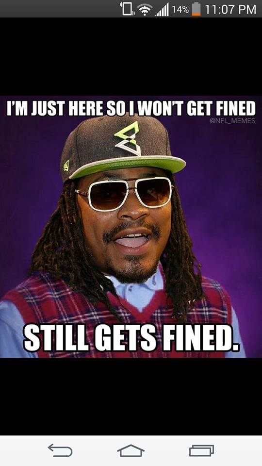 10 Best Memes of Marshawn Lynch Trying to Not Get Fined by ...