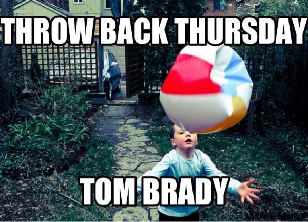Tom Brady throwback meme