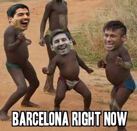 Barcelona right now
