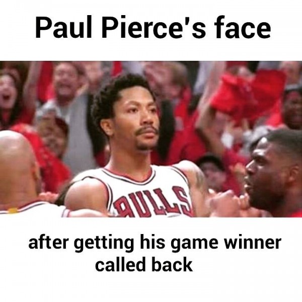 Derrick Rose as Paul Pierce