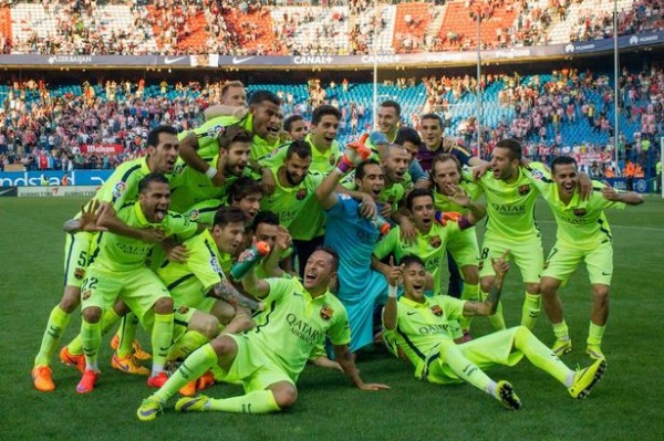 Barcelona beat Atletico Madrid 1-0 to clinch their 23 league title